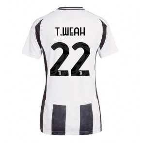 Billiga Juventus Timothy Weah #22 Hemmatröja Dam 2024-25 Kortärmad